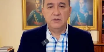El ministro de Defensa, Marcelo Salinas.