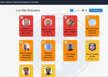 Los más buscados de Argentina.