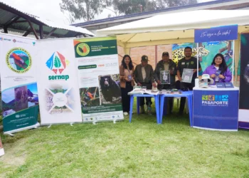 El Sernap organizó una exposición para conmemorar la 'Semana del oso jucumari'. FOTO: Sernap