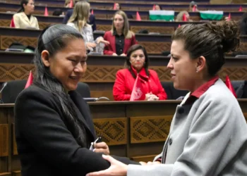 Aida Luz Tuchani fue posesionada como diputada suplente por Pando. (Foto: Diputados)