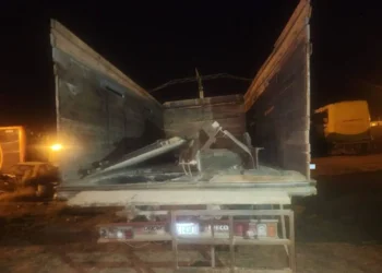 Las piezas fueron cargadas en un vehículo oficial. Foto: ABI
