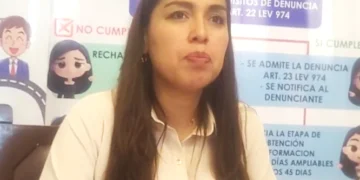 Pamela Alcocer, representante distrital del Consejo de la Magistratura en Cochabamba.