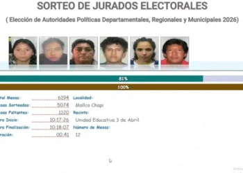 Sorteo de jurados electorales en Cochabamba.