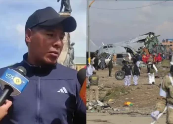 Marcial Pérez perdió a ocho miembros de su familia. (Foto: Alerta Bolivia)