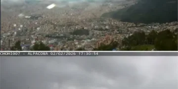 Las lluvias mantienen en alerta amarilla al municipio de La Paz. FOTO: GAMLP