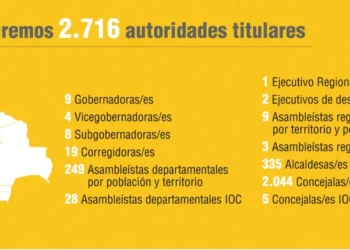 Autoridades titulares y suplentes que se elegirán el 22 de marzo. (Imagen: TSE)