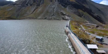 La represa de Incachaca. FOTO: GAMLP