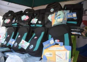 Estudiantes de unidades educativas fiscales y de convenio recibirán mochilas de la Alcaldía de La Paz. FOTO: GAMLP