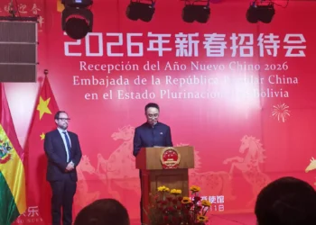 El embajador de China en Bolivia, Wang Liang. Foto: La Razón.