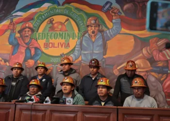 Las cooperativas mineras de La Paz rechazan el impuesto al oro. Foto: APG.