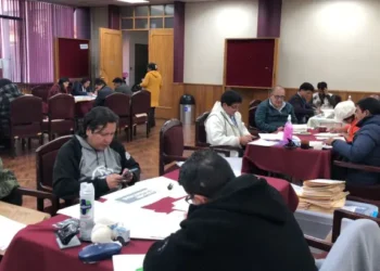 Proceso de inscripción de candidaturas en Oruro. (Foto: TSE)