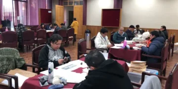 Proceso de inscripción de candidaturas en Oruro. (Foto: TSE)