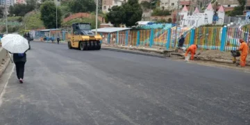 Las obras de la Avenida del Poeta y La Paz están en su fase final. FOTO: GAMLP