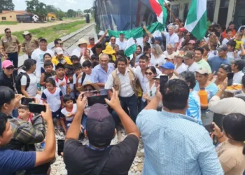 La línea férrea a la Chiquitanía vuelve a operar. Foto: Ferroviaria Oriental.