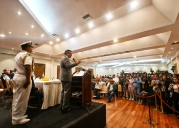 El presidente Rodrigo Paz Pereira en el Hotel Los Parrales en Tarija. Foto: APG.