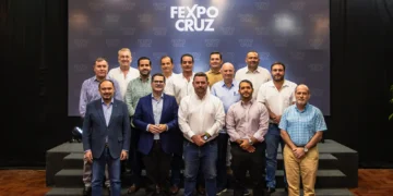 El nuevo directorio de Fexpocruz, encabezada por Klaus Frerking. (Foto: Fexpocruz)