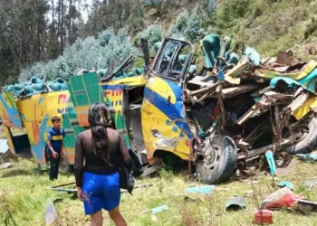 Un accidente de tránsito ocurrido en Carnaval. FOTO: RRSS