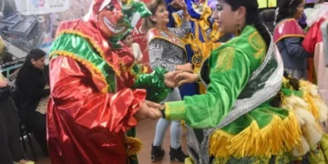 Las actividades del Carnaval paceño se realizarán hasta el 13 de marzo. FOTO: GAMLP