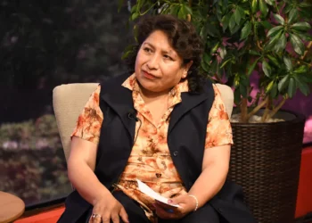La exvocal del Tribunal Supremo Electoral, Dina Chuquimia. Foto: La Razón