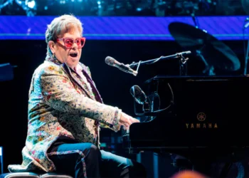 Elton John, la estrella del pop británico. Foto: AFP
