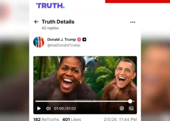 Captura de la imagen extraída de la cuenta de Trump