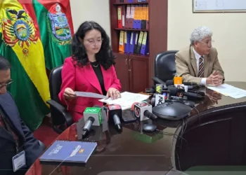 La consejera Gabriela Araoz López.