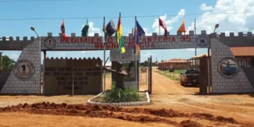 Frontis del Regimiento de Infantería 35 “Bruno Racua”. FOTO: Defensoría del Pueblo.