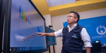 Informe del defensor del Pueblo, Pedro Callisaya. FOTO: Defensoría del Pueblo