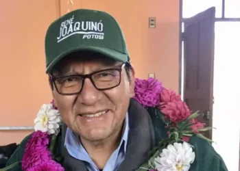 El candidato a la gobernación de Potosí René Joaquino Cabrera. (Foto: Correo del Sur)