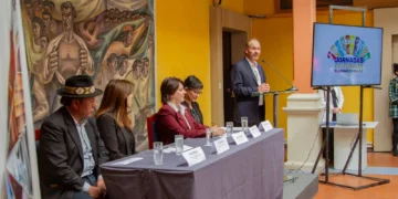 Conferencia de prensa de autoridades de Cultura y Turismo. FOTO: Ministerio de Turismo.