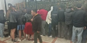 Más de una treintena de menores de edad fueron hallados consumiendo bebidas alcohólicas. FOTO: GAMLP