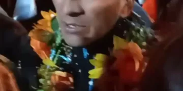 El alcalde electo de Oruro, Iván Quispe. FOTO: Captura.