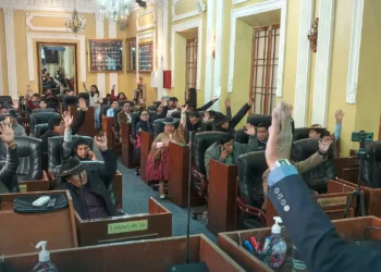 Una sesión de la Asamblea Legislativa Departamental de La Paz (Foto: ALD La Paz)