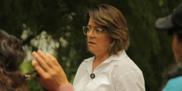 La candidata a la Alcaldía de Cochabamba, Rocío Molina. (Foto: ABI)