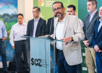 El Gobernador Luis Fernando Camacho. (Foto: Gobernación de Santa Cruz)