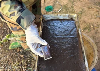 La marihuana concentrada hallada en un laboratorio/Felcn