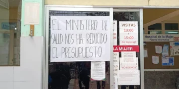 Emergencia en el Hospital de la Mujer de La Paz por recorte presupuestario. FOTO: Defensoría del Pueblo