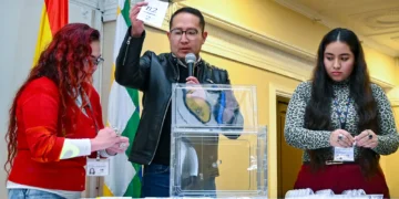 Sorteo para el debate electoral de los municipios de La Paz y El Alto.