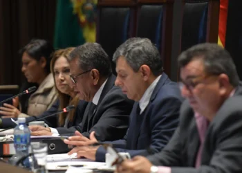 El ministro de Gobierno, Marco Antonio Oviedo, emite un informe sobre lo ocurrido en Colcapirhua en Cochabamba.