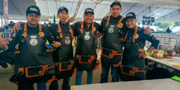 La representación boliviana que partipó en el certamen. FOTO: Viceministerio de Gastronomía