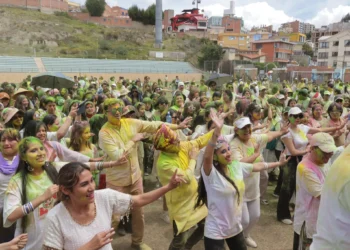 Los organizadores compartieron el significado de Holi. (Foto: Embajada de India)
