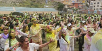 Los organizadores compartieron el significado de Holi. (Foto: Embajada de India)