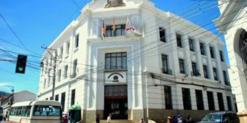 La Fiscalía General del Estado, en la ciudad de Sucre (Chuquisaca). Foto: Defensoría