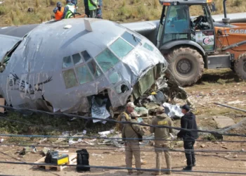 EL avión siniestrado el 27 de febrero en El Alto.