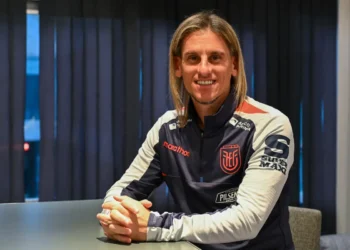 El técnico de la selección, el argentino Sebastián Beccacece (AFP)