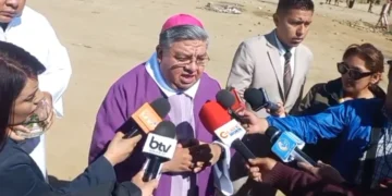 El obispo de la Diócesis de El Alto, monseñor Giovani Arana.