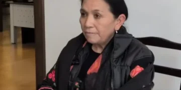 La jefa de bancada de Libre, Tomasa Yarhui.