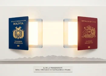 Pasaportes de Chile y Bolivia (Foto: Cancillería)