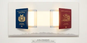 Pasaportes de Chile y Bolivia (Foto: Cancillería)