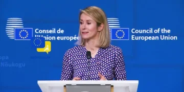María Kallas, jefa de política exterior de la UE.